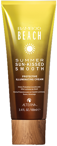 Солнцезащитный разглаживающий крем для блеска волос с экстрактом бамбука, Alterna Bamboo Beach Summer Sun-Kissed Smooth
