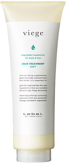 Антивозрастной кондиционер для непослушных, жестких волос, Lebel Viege Hair Treatment Soft