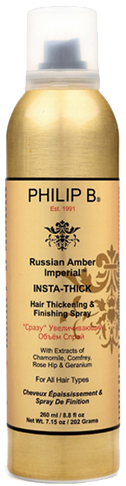 «Сразу» увеличивающий объем спрей, Philip B Russian Amber Imperial Insta-Thick