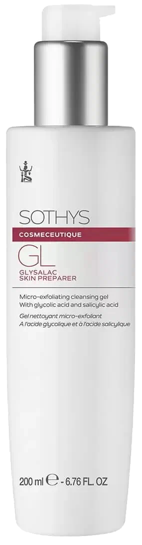 Мультиактивный очищающий гель для лица, Sothys Glysalac Skin Preparer
