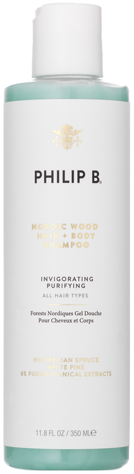 Шампунь и гель для душа 2-в-1 Северный лес, Philip B Nordic Wood Hair & Body Shampoo