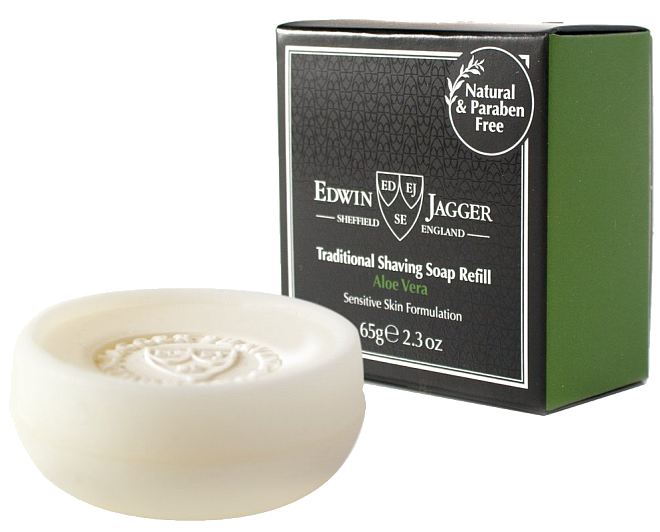 Edwin Jagger Traditional Shaving Soap Aloe Vera