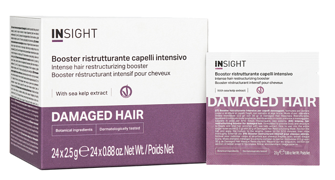 Insight Damaged Hair Intense Hair Restructuring Booster 24 x 2,5 г