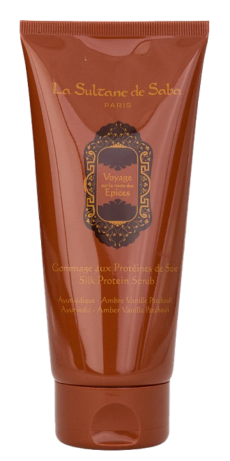 La Sultane De Saba Гоммаж для тела Протеины Шелка ароматом Амбра Ваниль Пачули Аюрведа
