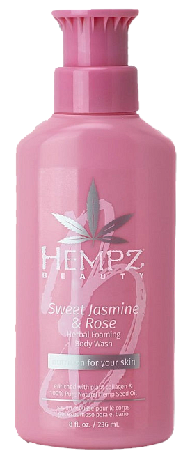 Hempz Sweet Jasmine & Rose Herbal Foaming Body Wash