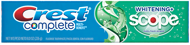 Crest Complete Multi-Benefit Whitening + Scope