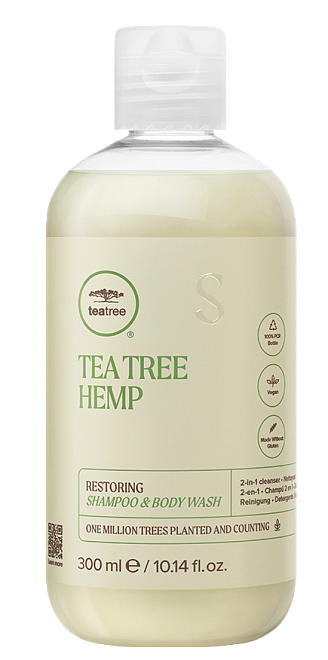 Paul Mitchell Tea Tree Hemp Restoring Shampoo and Body Wash