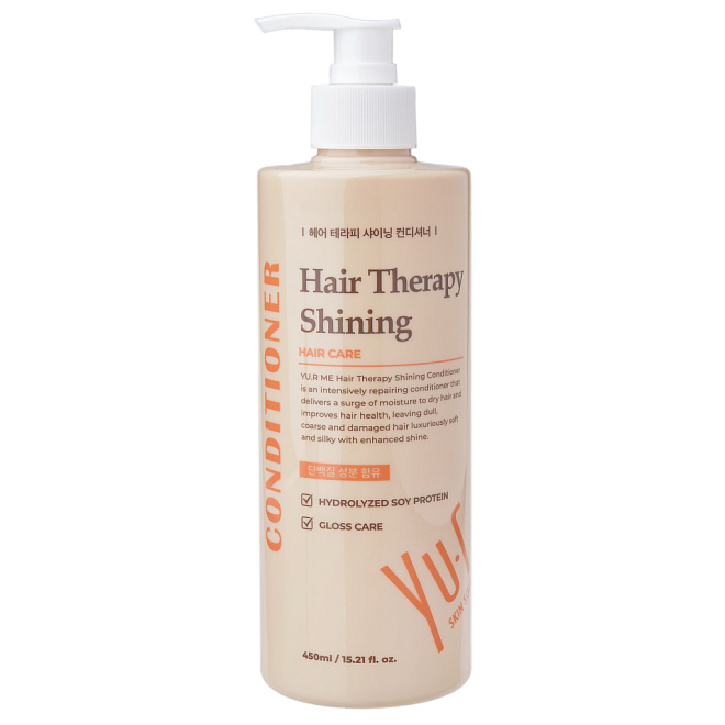 Yu.R Me Hair Therapy Shining Conditioner  Кондиционер для сияния волос  450 мл