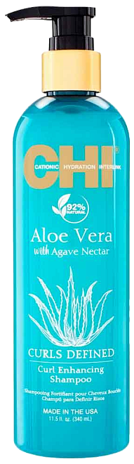 CHI Aloe Vera with Agave Nectar Curl Enhancing Shampoo