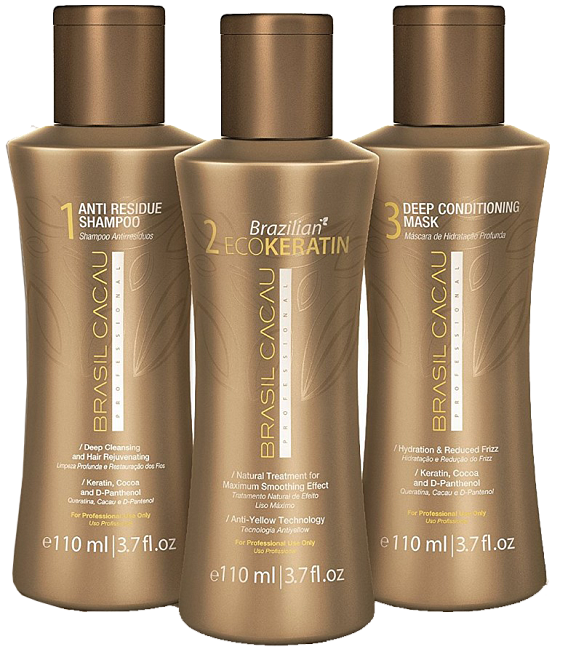 Cadiveu Brasil Cacau Eco Keratin Set 110/110/110 ml