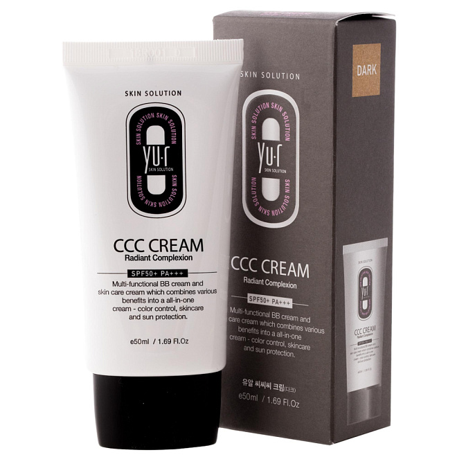 СС крем для лица Корректирующий крем для лица Yu.R ССС Cream (Dark), SPF50+ 50 мл