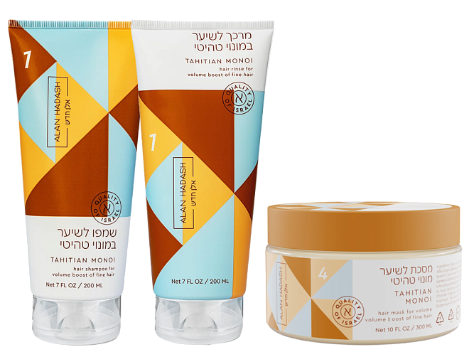 Alan Hadash Tahitian Monoi Set 200/200/300 мл