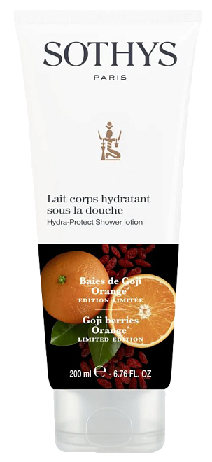 Sothys Hydra Protect Shower Lotion Orange-Goji Berries