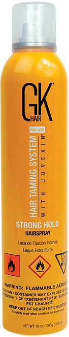 Gkhair Hair Taming System With Juvexin Hair Spray Strong Hold