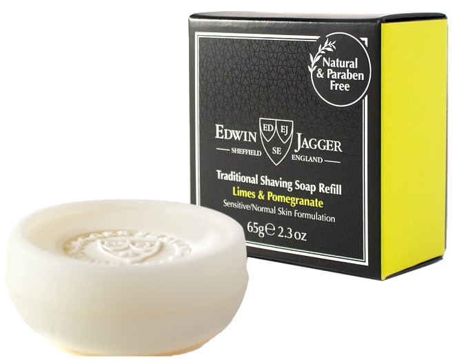Edwin Jagger Traditional Shaving Soap Limes & Pomegranate