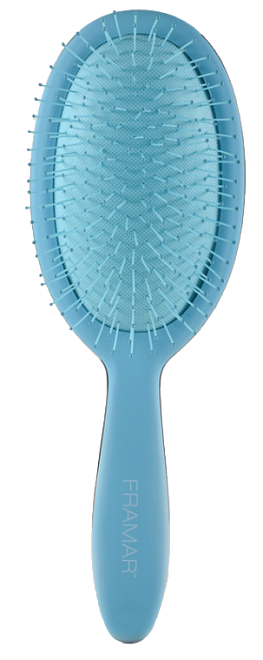 Framar Detangle Brush - Peek-A-Blue
