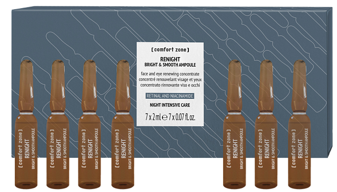 Comfort Zone Renight Bright & Smooth Ampoule