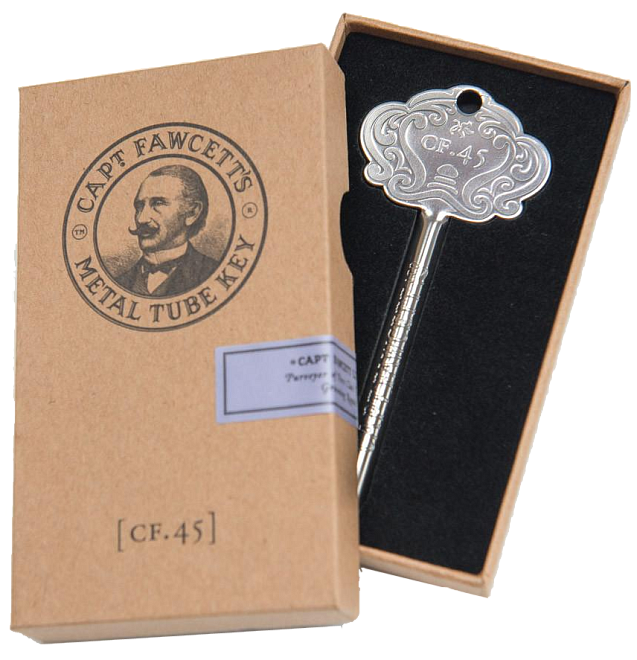 Captain Fawcett Metal Tube Key