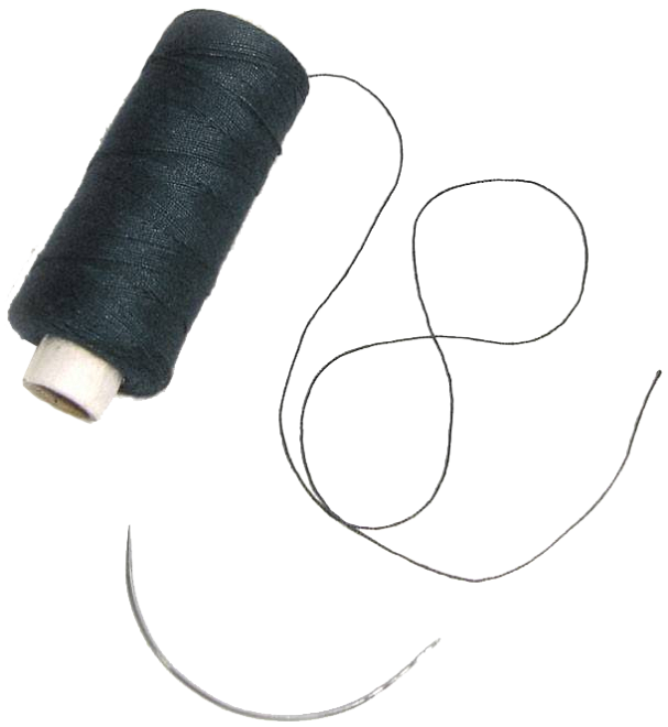 Balmain Sbw Thread, 1 Weaving Needle Black