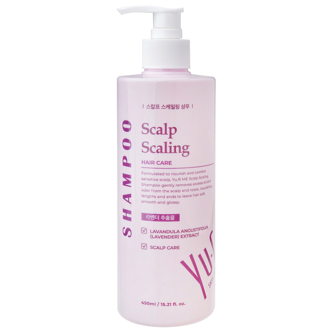 Yu.R Me Scalp Scaling Shampoo  Шампунь для волос от перхоти  450 мл