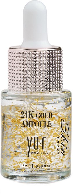 Сыворотка для лица в ампулах Yu.R Premium Gold Ampoule 15 мл