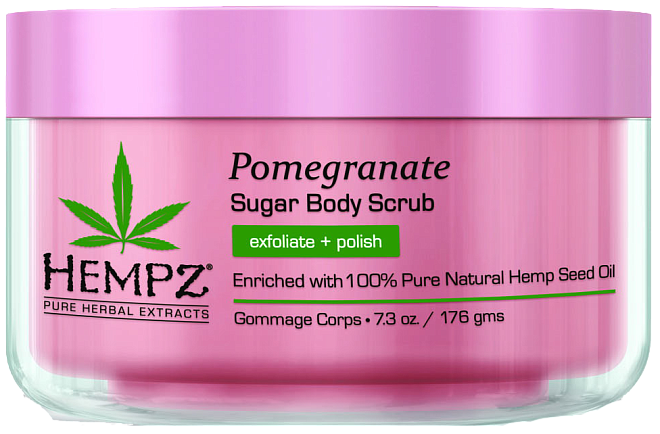 Hempz Body Scrub - Sugar & Pomegranate