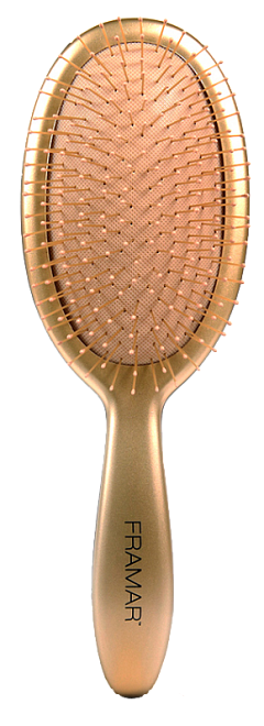 Framar Metalling Detangle Brush - Gold