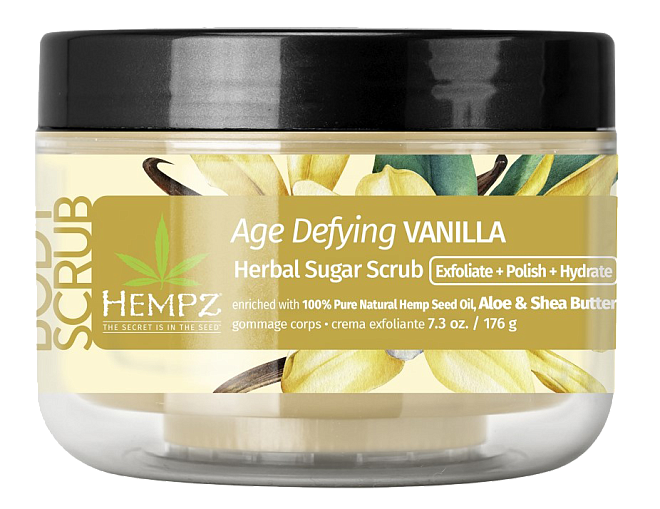 Hempz Age Defying Vanilla Herbal Sugar Scrub