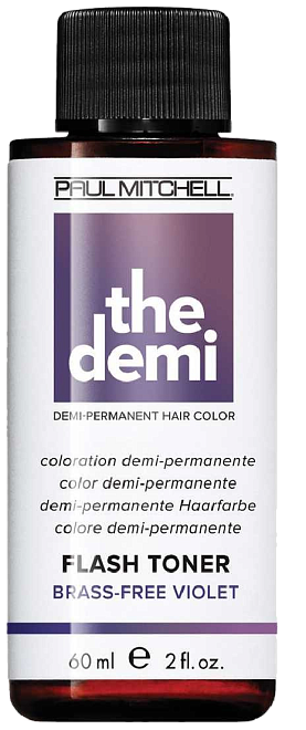 Paul Mitchell Demi-Permanent Flash Toner Brass Free Violet