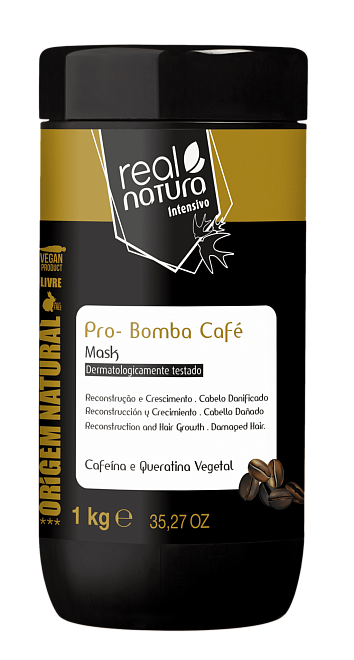 Real Natura Mask Pro-Bomba Cafe