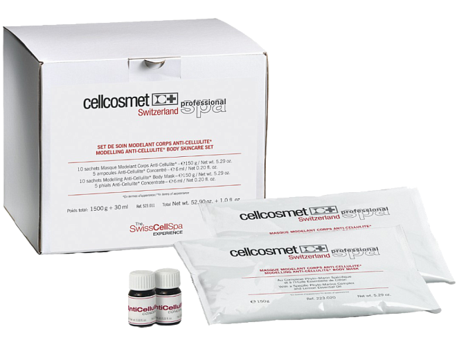 Cellcosmet & Cellmen Modelling Anti-Cellulite Set Body Mask Set (проф)