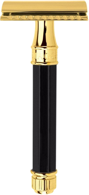 Edwin Jagger Octagonal Black & Gold DE Razor
