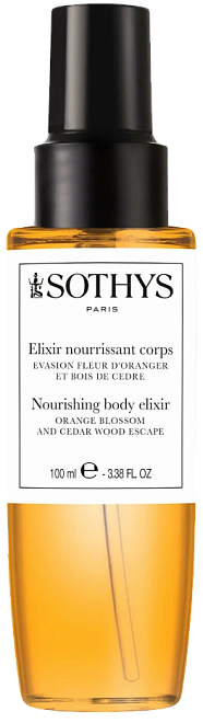Sothys Nourishing Body Elixir Orange Blossom And Cedar Escape