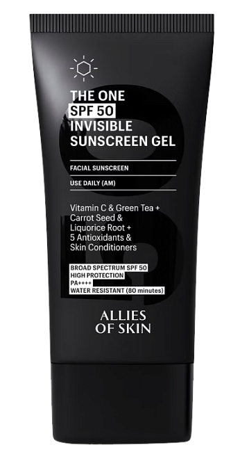 Allies of Skin The One SPF 50 Invisible Sunscreen Gel