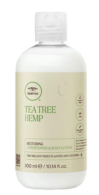 Paul Mitchell Tea Tree Hemp Restoring Conditioner and Body Lotion