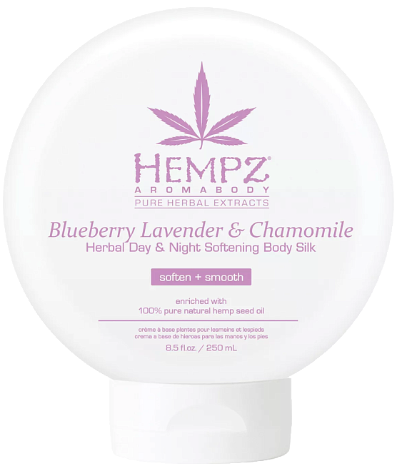 Hempz Blueberry Lavender & Chamomile Herbal Day & Night Softening Body Silk