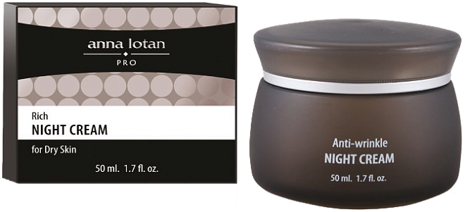 Anna Lotan Rich Night Cream for Dry Skin