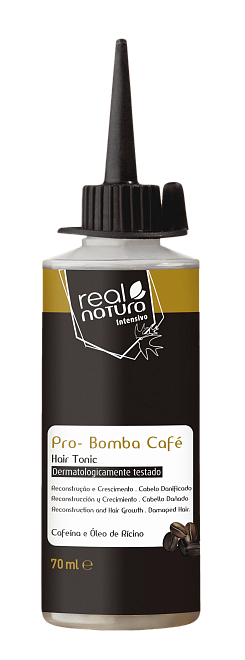 Real Natura Hair Tonic Pro-Bomba Cafe