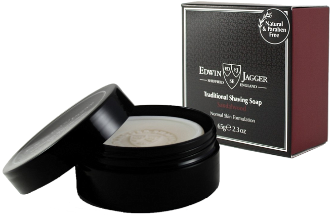 Edwin Jagger Traditional Shaving Soap Sandalwood (Travel Container)