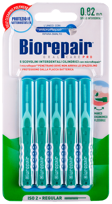 Biorepair Scovolini Interdentali Cilindrici 0.82 mm