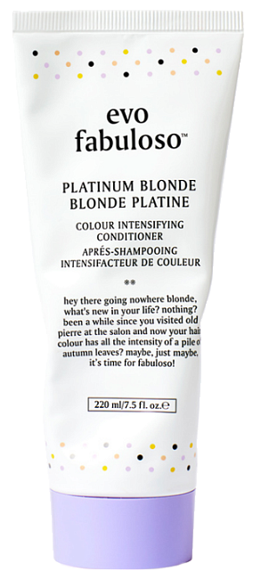 EVO Colour Intensifying Conditioner Platinum Blonde