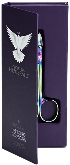 Christina Fitzgerald Precision Pedicure Scissors in Magnetic Box