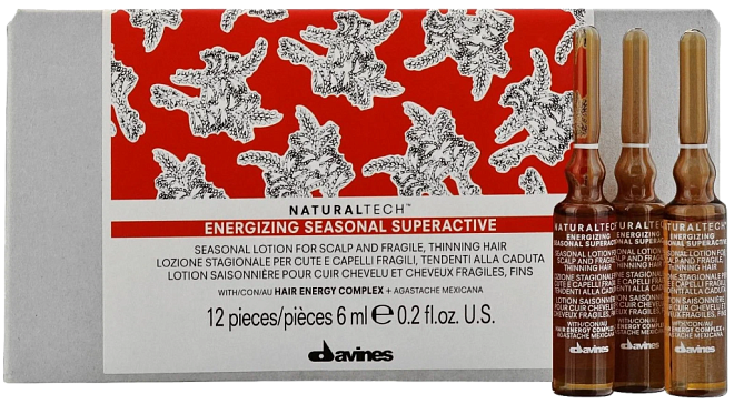 Davines Energizing Seasonal Superactive 12 x 6 мл