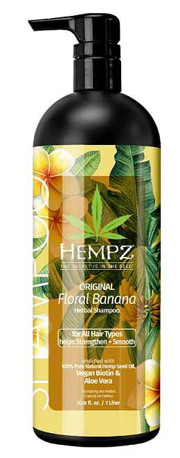 Hempz Original Floral Banana Herbal Shampoo