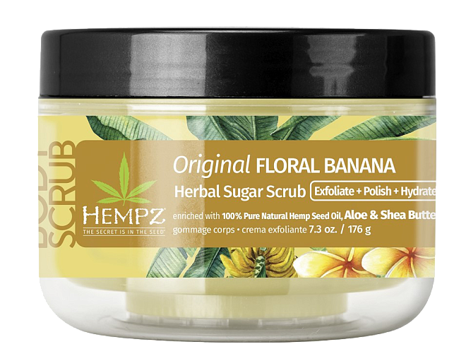 Hempz Original Floral Banana Herbal Sugar Scrub