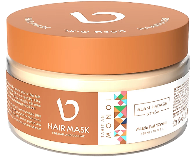 Alan Hadash Tahitian Monoi Hair Mask Fine Hair And Volume