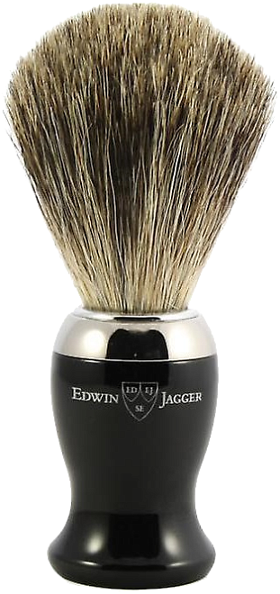 Edwin Jagger Ebony Shaving Brush (Pure Badger)