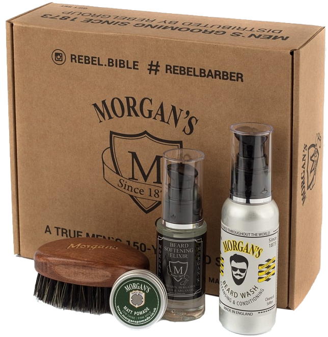 Morgan’s Rebel Barber For Beard Set