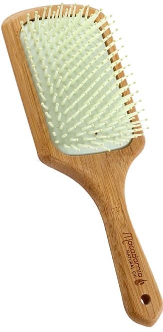 Macadamia Natural Oil Infused Bamboo Paddle Brush