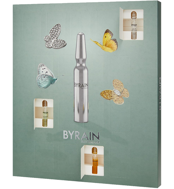 Byrain Christmas Advent Calendar 2023-2024 Green Butterflies